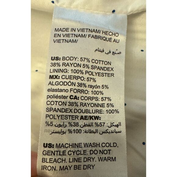 Chico's Fully Lined Snap Striped Jacket - Sz 2 (12/14) - Picture 13 of 15